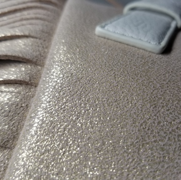 Vera Bradley Fringed Marlo Satchel White NWT - Picture 4 of 6